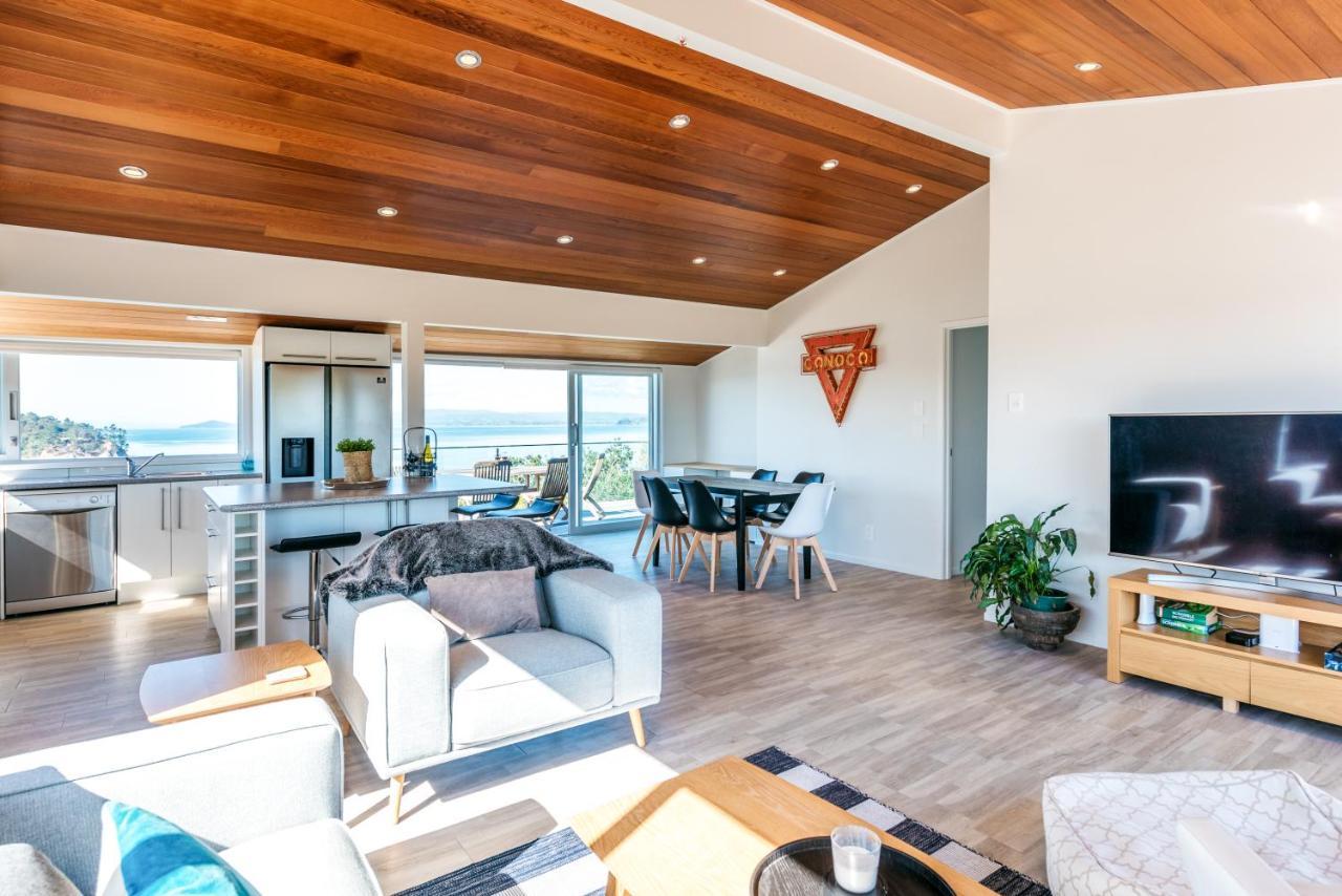 Ocean View Villa Te Whau Bay Exterior photo